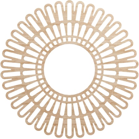 Ekena Millwork Cornelius Wood Fretwork Pierced Ceiling Medallion, Alder, 34"OD x 12 5/8"ID x 1/4"T CMWP34X0250CRAL